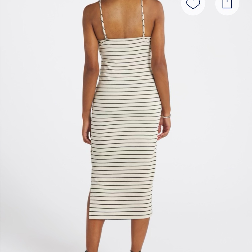 Gilli Black and White Striped Dress